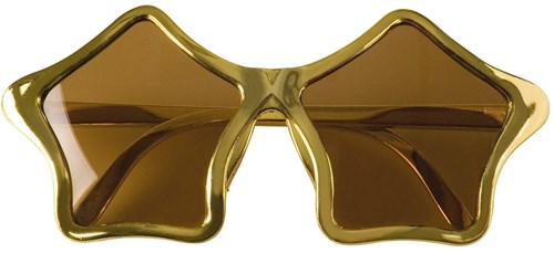 Bril Disco Stars Goud (product)