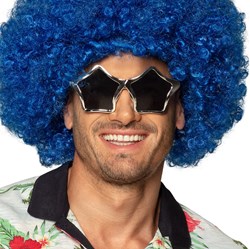 Bril Disco Stars Zilver