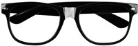 Nerd Set - Bril, Strikje, en Bretels (bril)