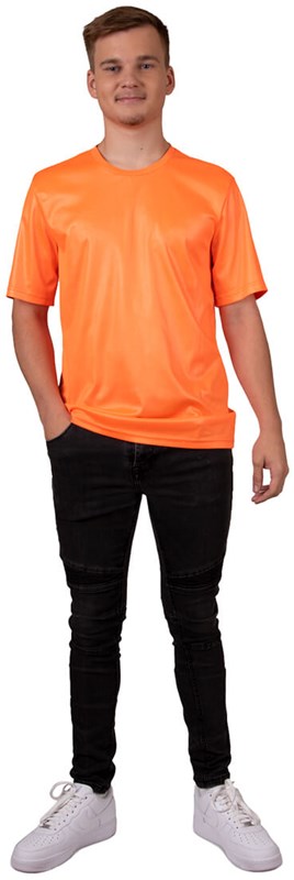 T-Shirt Heren Neon Oranje