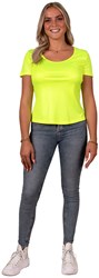 Shirt Dames Neon Geel