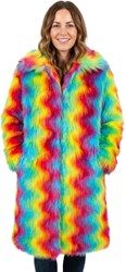 Bontjas Colorwave Lang Dames