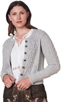 Dames Trachten Vest Wanda Lichtgrijs (2)
