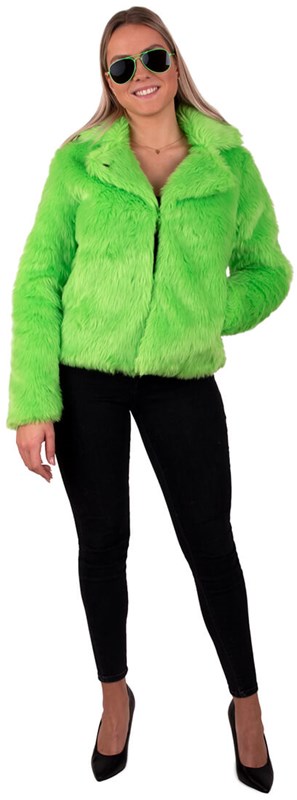 Carnavals Bontjas Neon Groen voor dames (1)