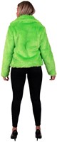 Carnavals Bontjas Neon Groen voor dames (achterkant)