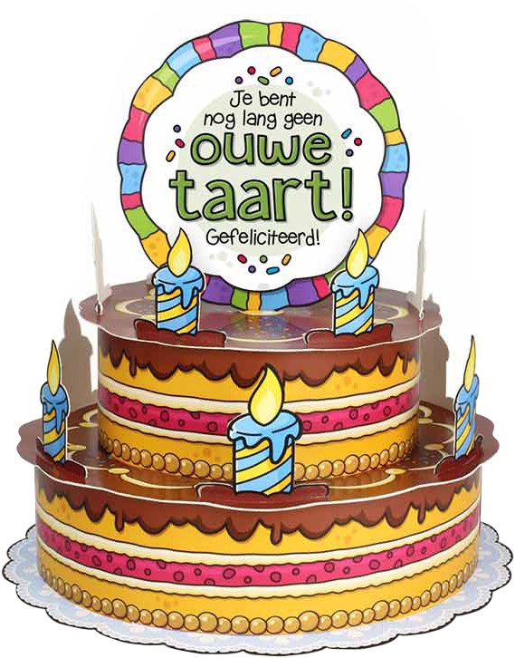 3d taart ouwe taart!