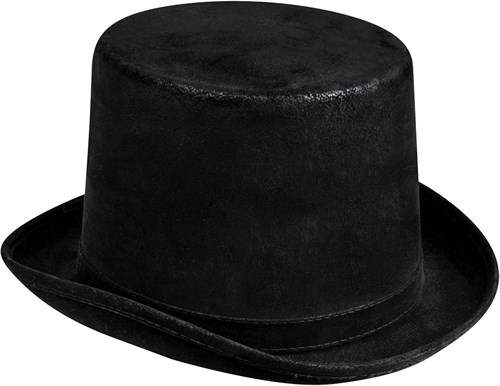 Hoge Hoed Steamtopper Zwart (High Quality)