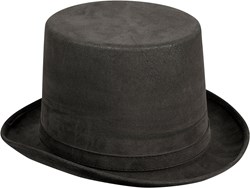 Hoge Hoed Steamtopper Grijs (High Quality)