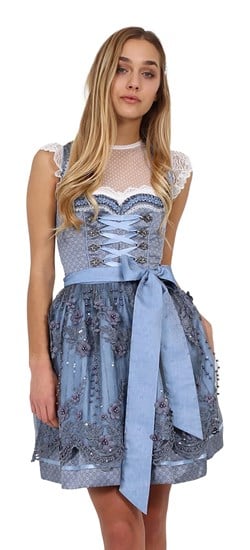 Dirndl Nayara Blauw (50cm)