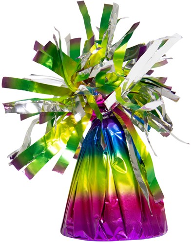 Ballongewicht Folie Regenboog (Rainbow)