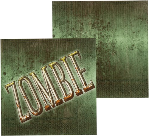 Servetten Zombie 12st.