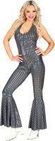 Jumpsuit Disco Seventies Holografic Flash