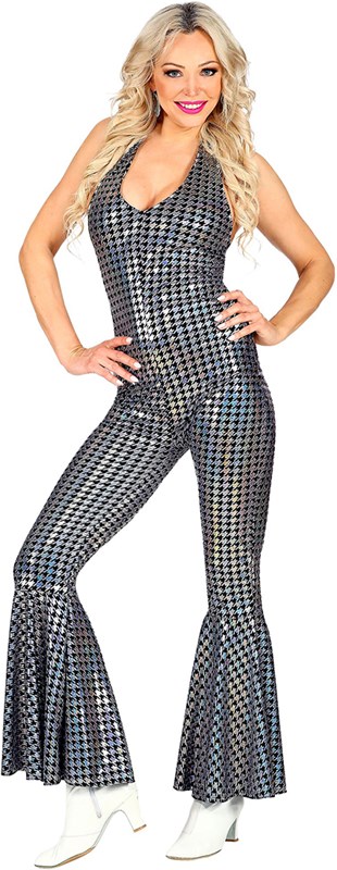 Jumpsuit Disco Seventies Holografic Flash
