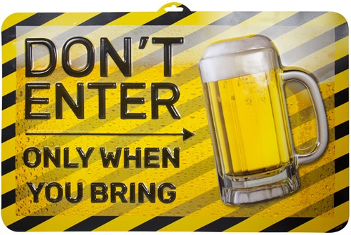 Wanddeco Bierfeest 3D (58x38cm)