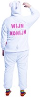 Konijn Onesie Wijn Konijn (achterkant)