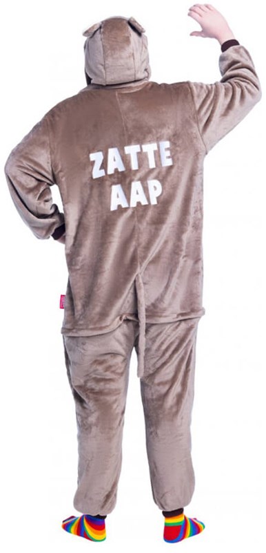 Onesie Zatte Aap (achterkant)