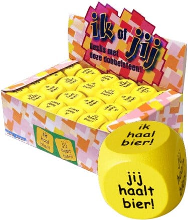 Dobbelsteen Ik Haal Bier / Jij