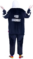 Onesie Skelet  - Geen Ruggengraat (achterkant)