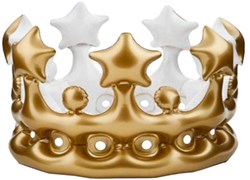 Opblaasbare Koningskroon Goud 