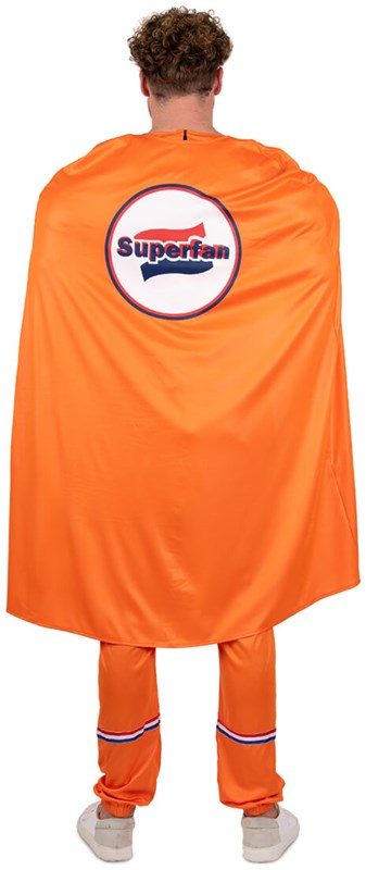 Herenkostuum Superfan Oranje (achterkant)