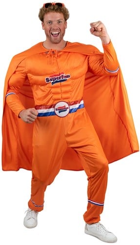Herenkostuum Superfan Oranje