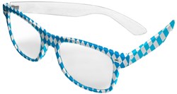 Bril Blauw/Wit Oktoberfest