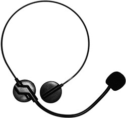 Nep Headset Zwart met Microfoon 