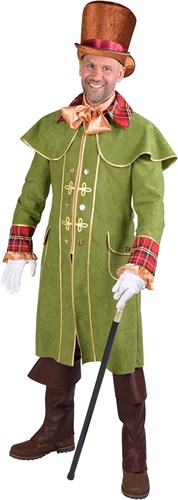 Koetsiersmantel Groen Luxe voor heren