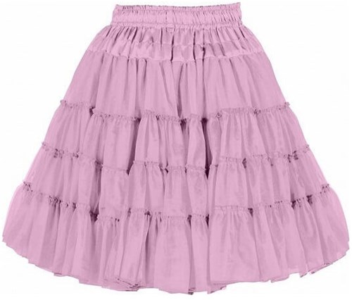 Licht Roze Petticoat 2 Laags Luxe
