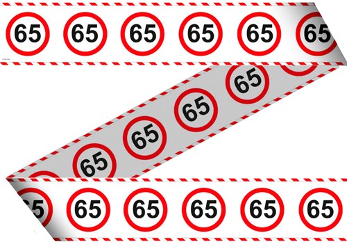Markeerlint 65 Jaar Verkeersbord