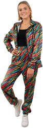 Dames Trainingspak Regenboog Zebra