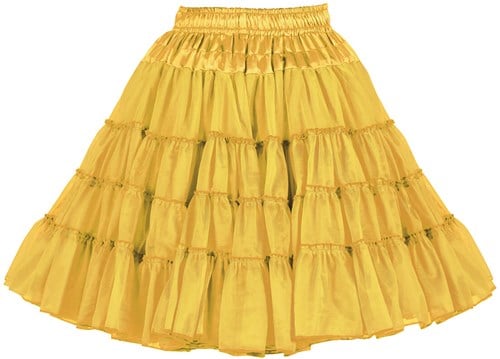 Gele Petticoat 3 Laags Luxe