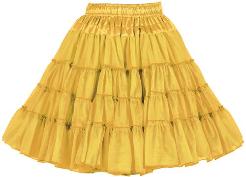 Gele Petticoat 3 Laags Luxe