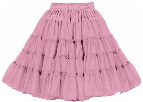 Licht Roze Petticoat 3 Laags Luxe