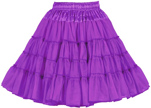 Paarse Petticoat 3 Laags Luxe