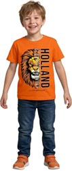 Oranje Shirt Holland Lion Warrior Kind