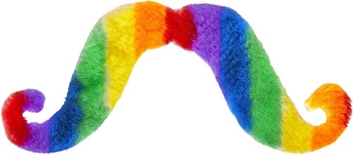 Snor Regenboog met Krul