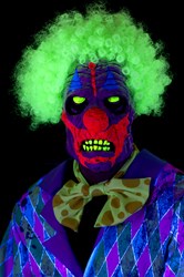 Zombie Clown Masker UV Blacklight