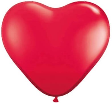 Hart Ballonnen 30cm (8st)