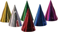 Feesthoedjes Metallic Karton (6st.)