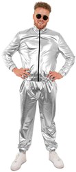Heren Trainingspak Zilver