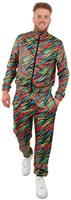 Heren Trainingspak Regenboog Zebra