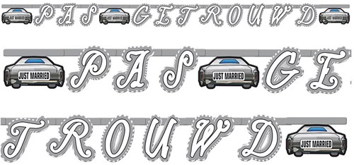 Letterslinger Pas Getrouwd