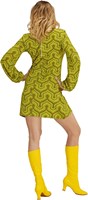 Jurkje Disco Seventies Retro Groen (achterkant)