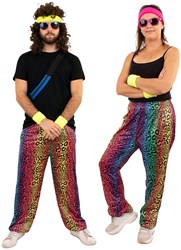 Trainingsbroek Neon Panterprint