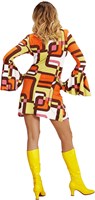 Jurkje Disco Seventies Hippie Retro (achterkant)