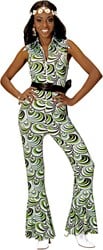 Jumpsuit Disco Seventies Groovy Waves