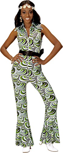 Jumpsuit Disco Seventies Groovy Waves