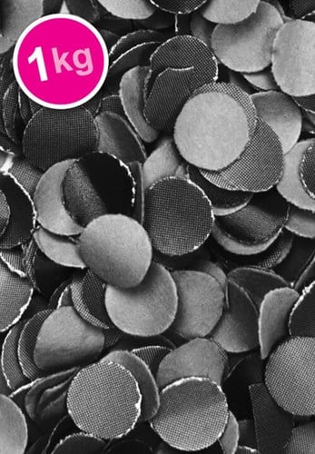 Confetti 1 Kilo Zwart
