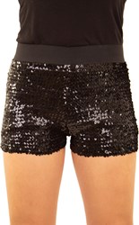 Pailletten Hotpants Zwart